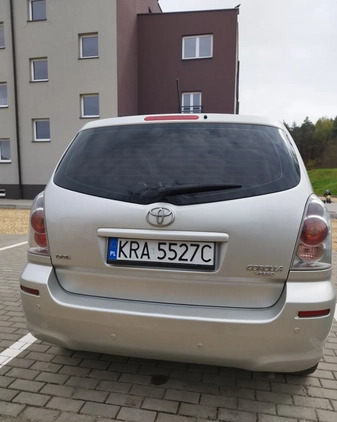 Toyota Corolla Verso cena 18000 przebieg: 252598, rok produkcji 2007 z Chrzanów małe 254